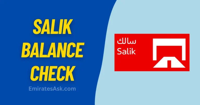 Salik Balance Check