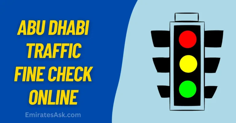 Abu Dhabi Traffic Fine Check Online