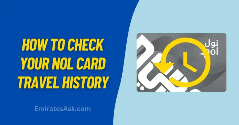 How to Check Your Nol Card Travel History